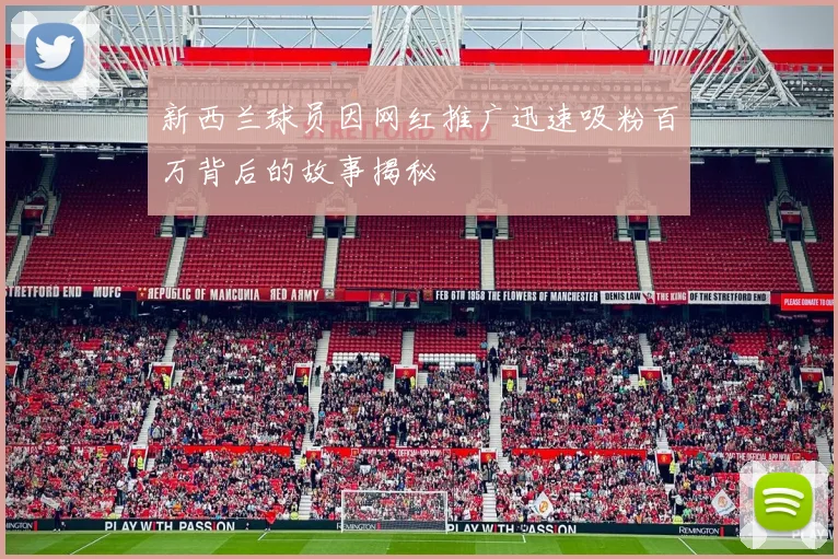 新西兰球员因网红推广迅速吸粉百万背后的故事揭秘